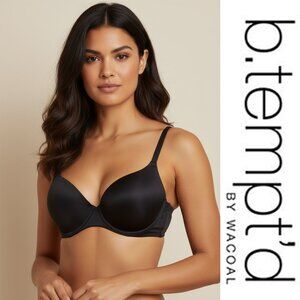 b’tempt’d Bra Black NWOT 34B